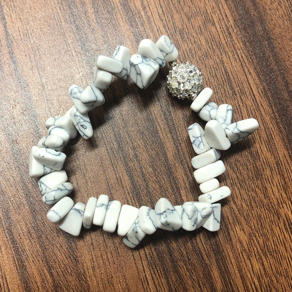 White Marble Bracelet